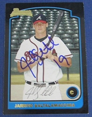 Jarrod Saltalamacchia Signed/Autographed 2003 Bowman Baseball Card #BDP36 123756