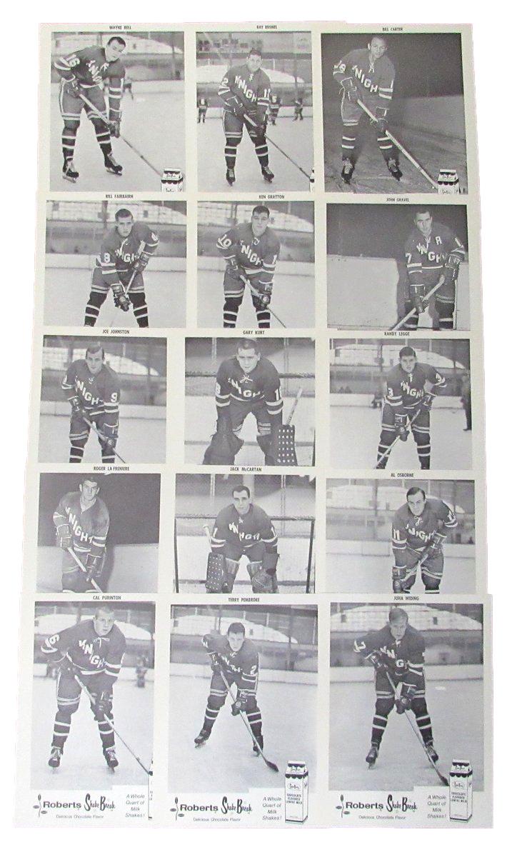 Omaha Knights CHL 33 1966-67 and 1967-68 Team Issued 8x10 Photos 192146