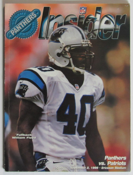 September 2, 1999 Carolina Panthers vs. New England Patriots NFL Insider Program