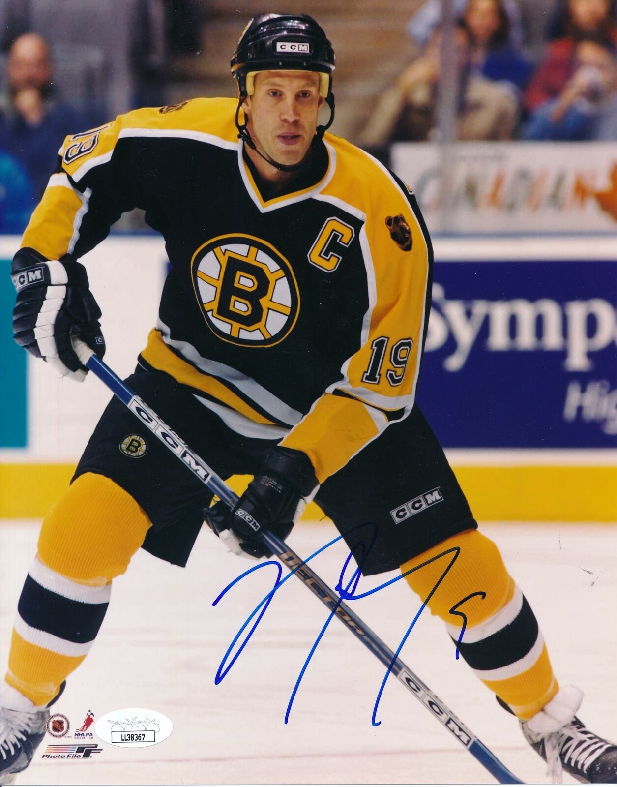 Joe Thornton Boston Bruins Signed/Autographed 8x10 Photo JSA 157644