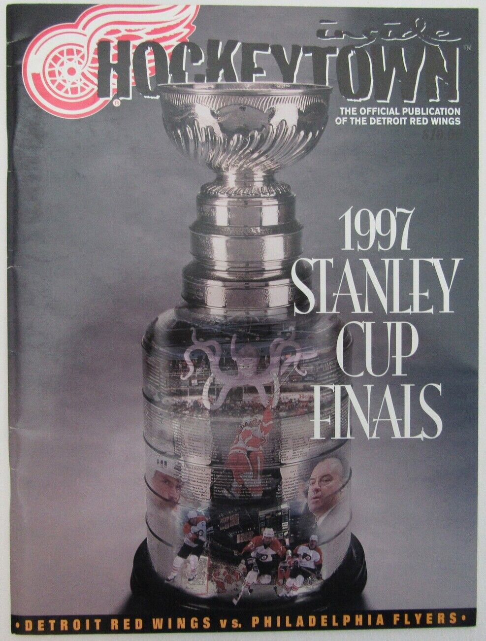 1997 Stanley Cup Playoffs Program Philadelphia Flyers at  Red Wings  157697