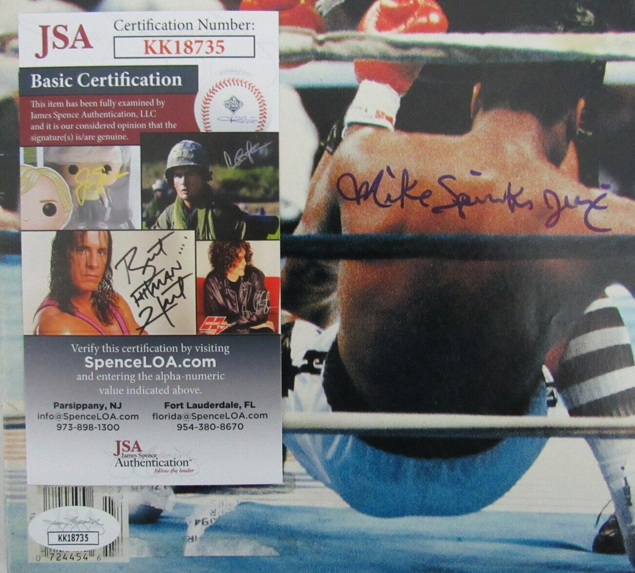 Michael Spinks Champ Signed/Autographed 1988 Sports Illustrated  JSA156359