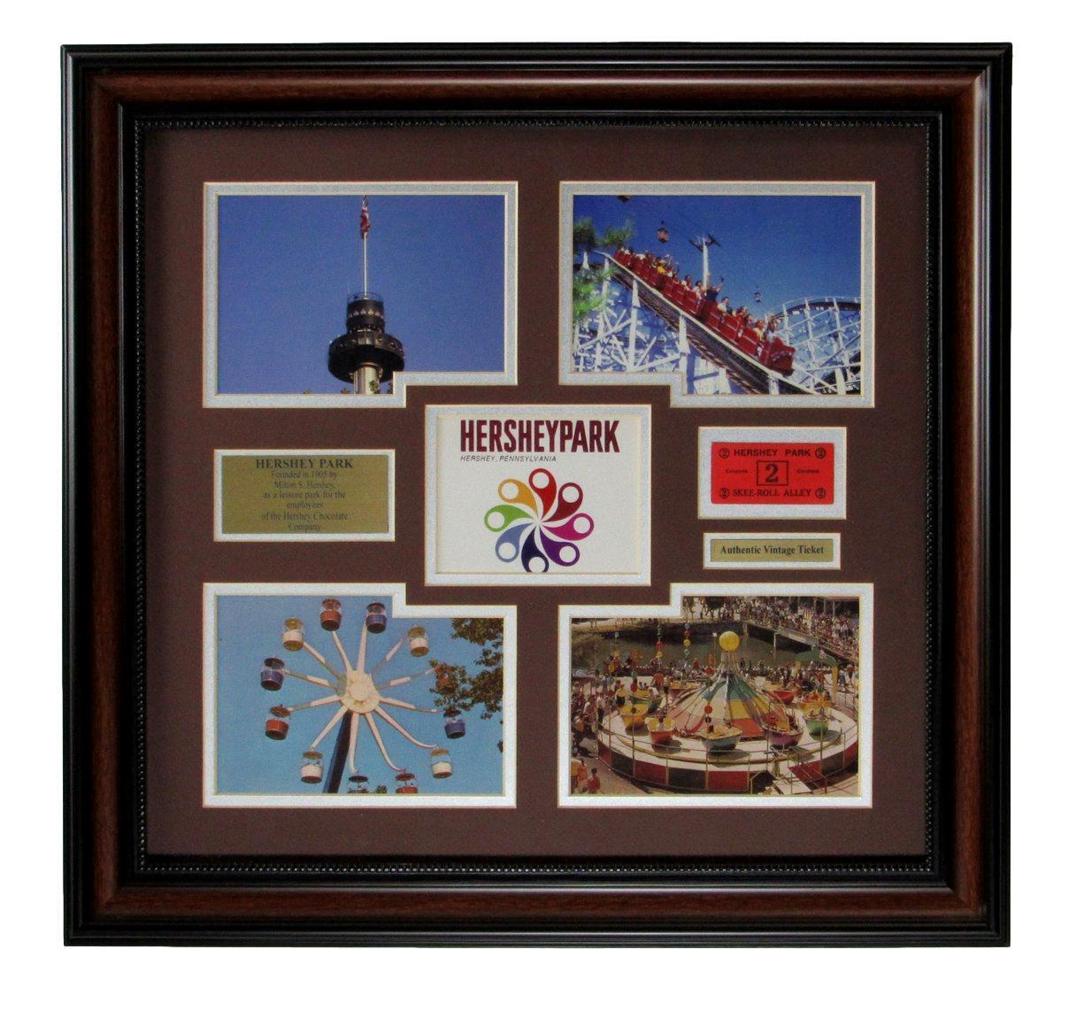 Hershey Park Photo Collage Hershey, Pennsylvania Framed