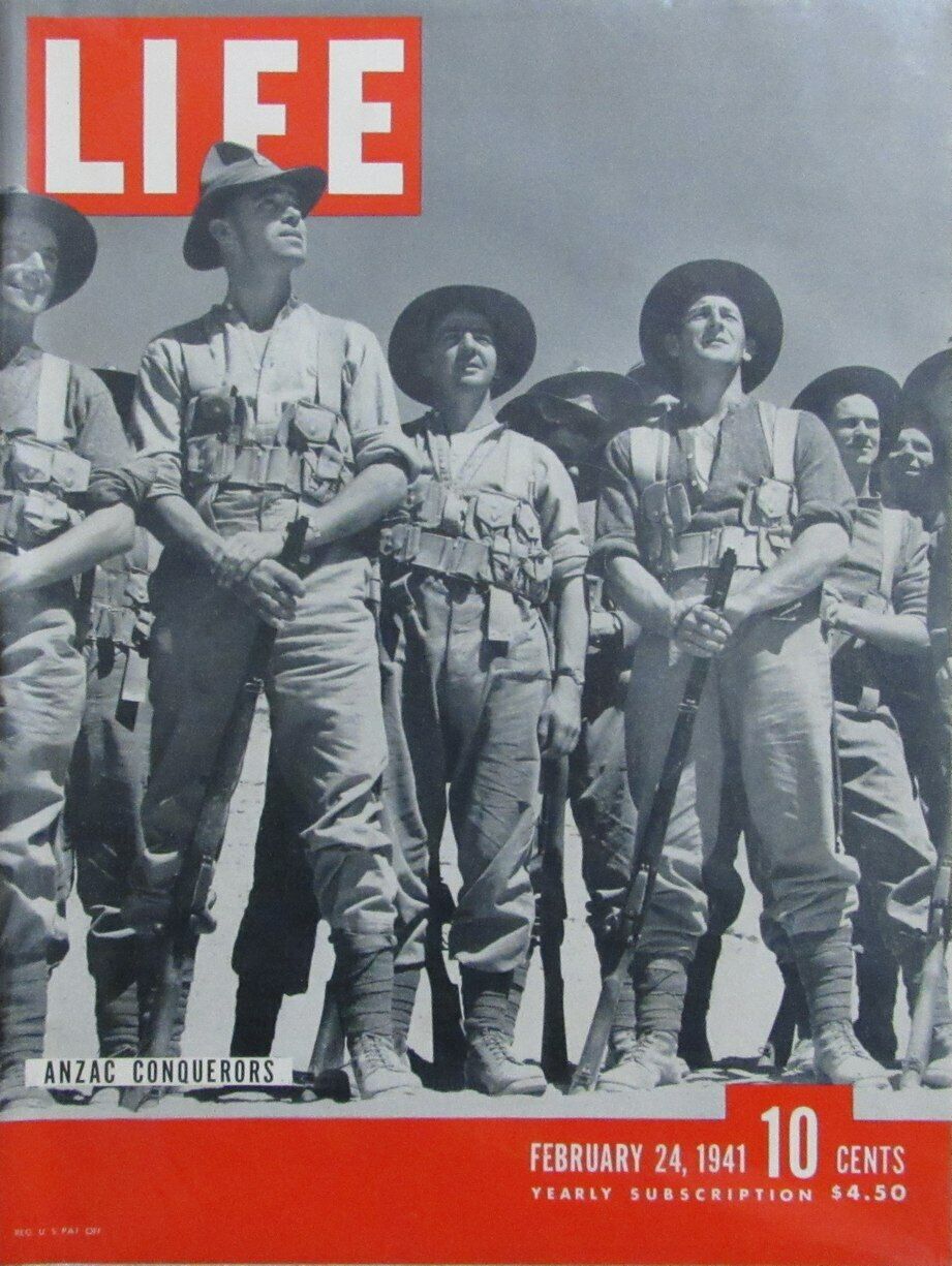 Vintage LIFE Magazine February 24, 1941 New Zealand's Anzac Soldiers 164600