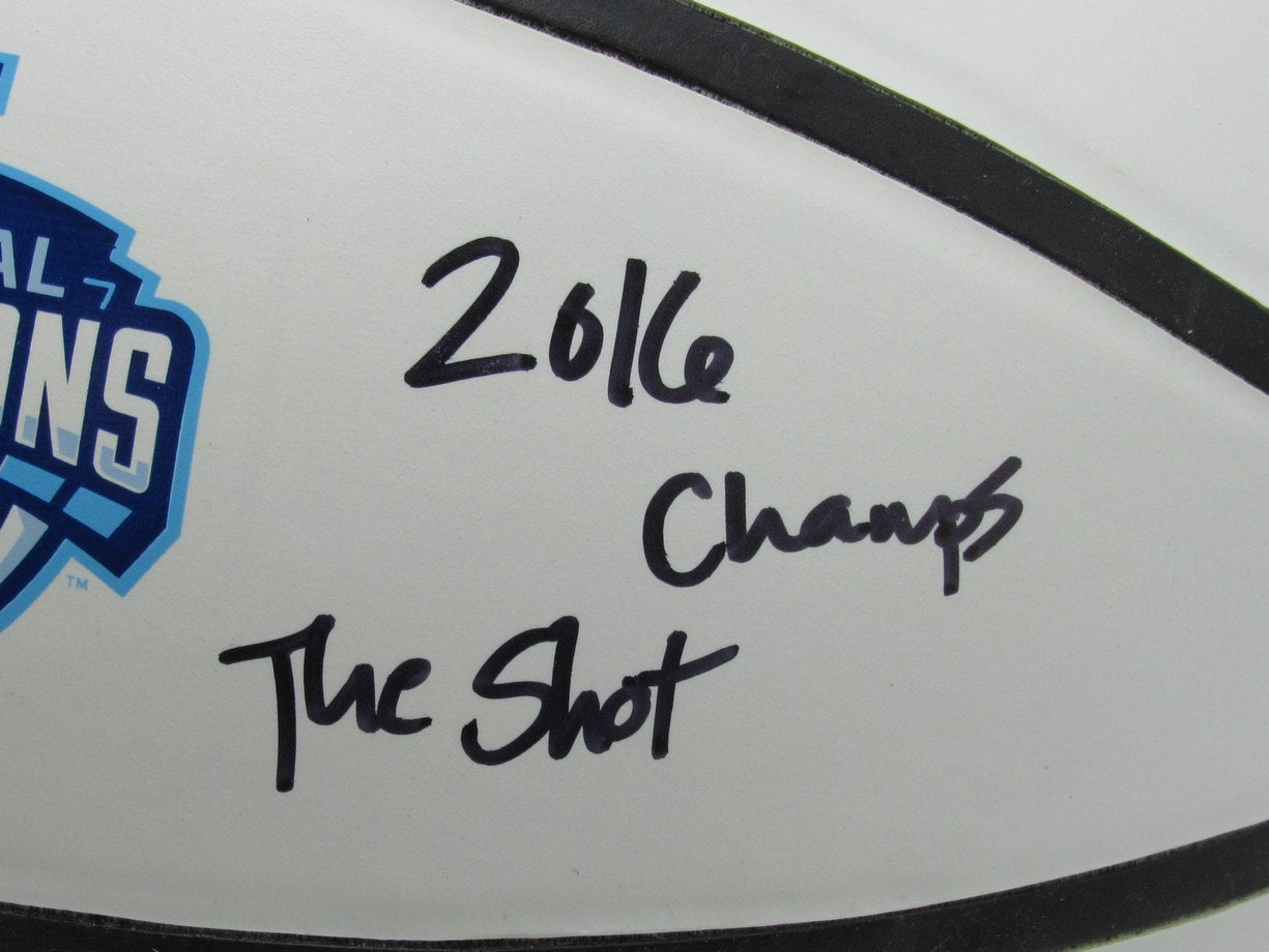 Kris Jenkins Autographed/Inscr Villanova 2016 NCAA Champs Basketball JSA 181876