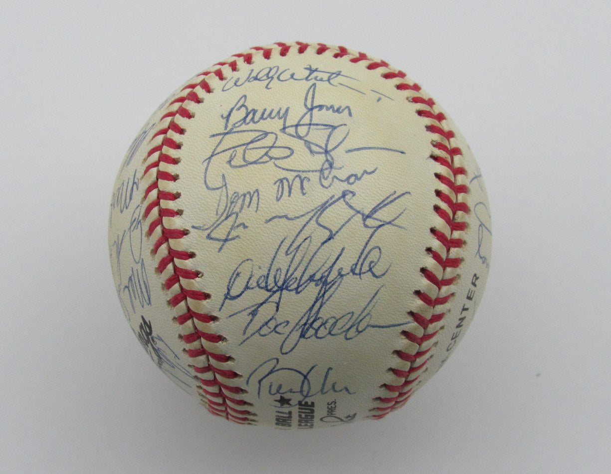 1992 New York Mets Team Signed by 30 Players ONL Baseball Gooden Cone 185521