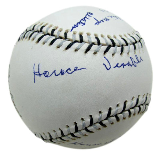 Horace Pete Venable Signed/Ins Baseball Negro League Indianapolis Clowns PSA/DNA