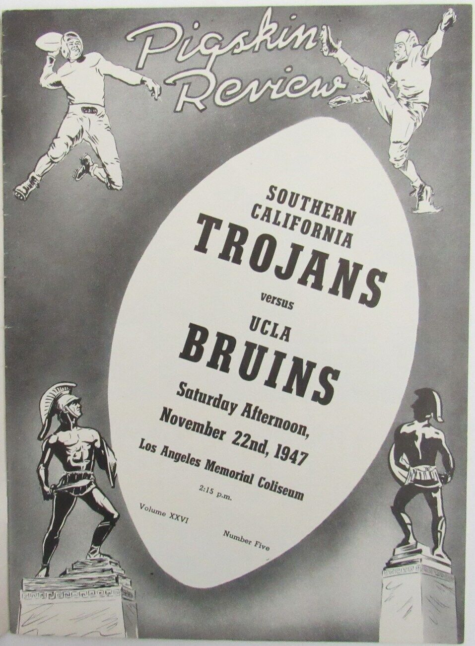 1947 Southern California USC vs. UCLA College Football Game Program 155972