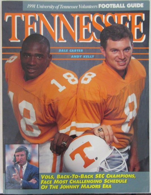 1991 Tennessee Volunteers Football Media/Press Guide 136972