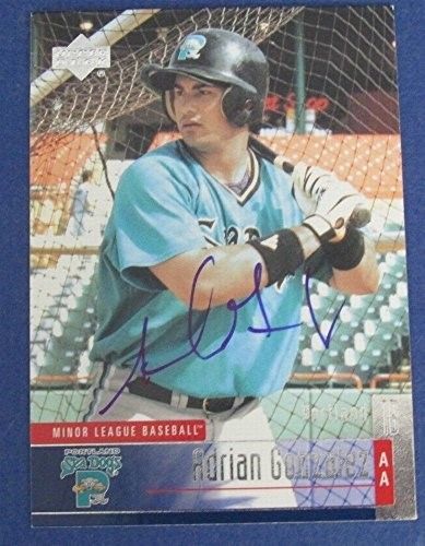 Adrian Gonzalez Signed/Autographed Upper Deck 2002 Baseball Card #44