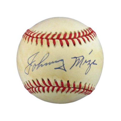 Johnny Mize HOF Signed/Autographed ONL Baseball New York Giants JSA 188449