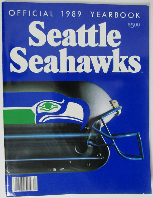 1989 Seattle Seahawks NFL Football Official Team Yearbook 145932