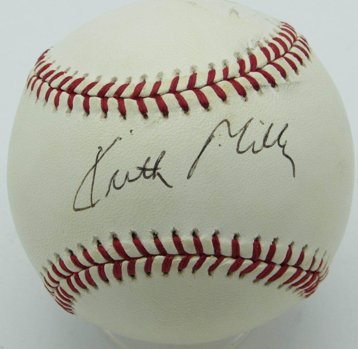 Keith Miller Kansas City Royals Signed/Autographed OAL Baseball 163000