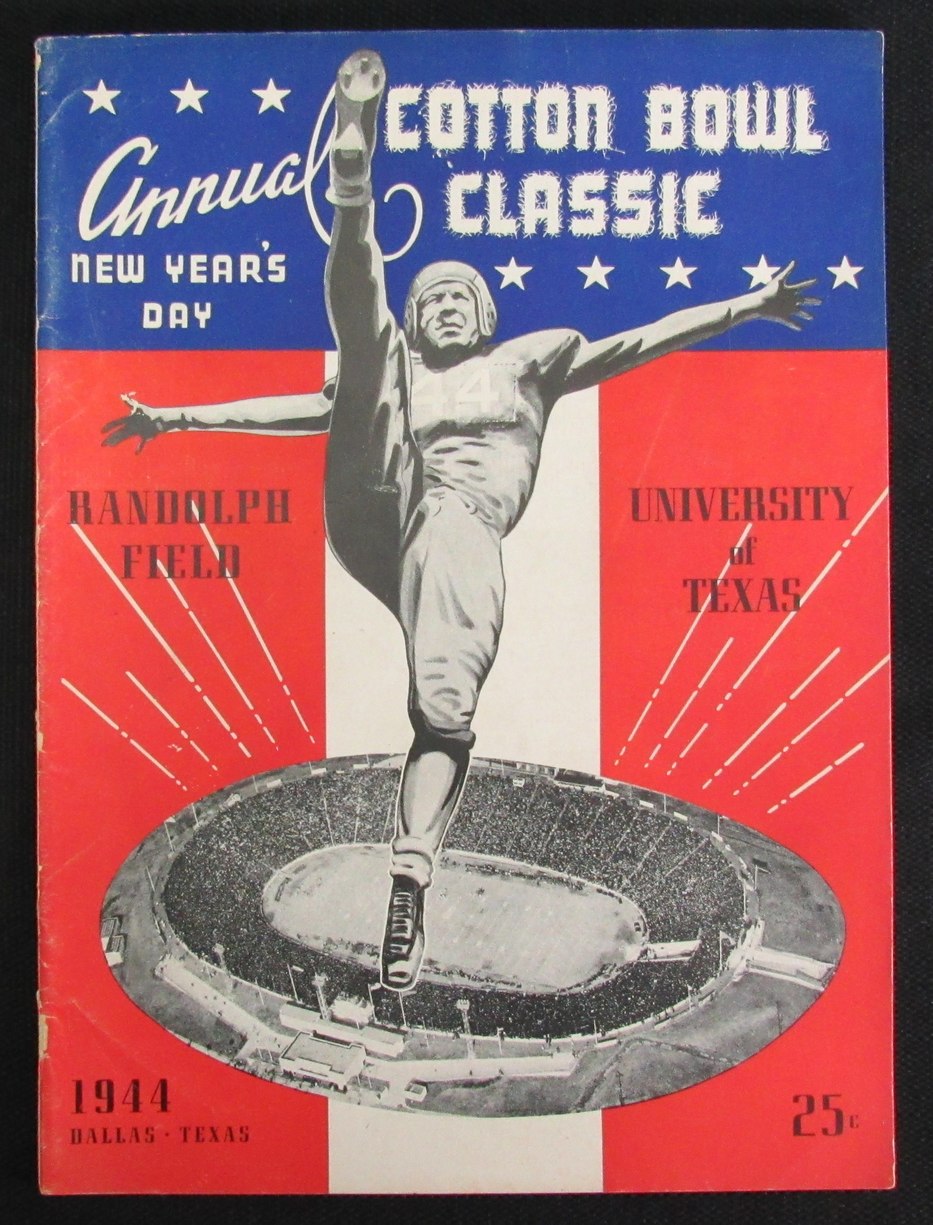 1944 Cotton Bowl Program - Longhorns vs. Ramblers 187634