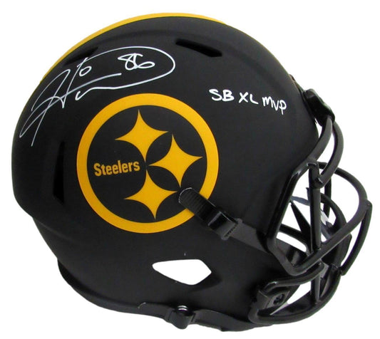 Hines Ward Autographed/Inscr Full Size Eclipse Replica Helmet Steelers Beckett