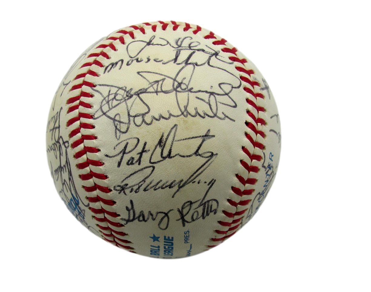 1985 California Angels Team Autographed by 29 OAL Baseball Jackson (HOF) 182801