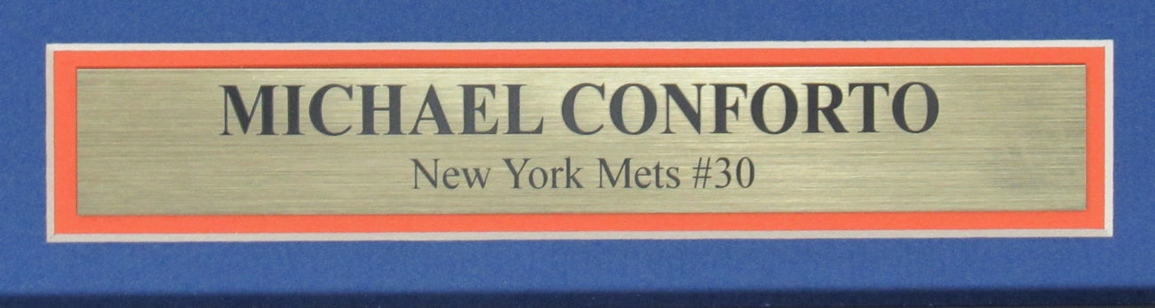 Michael Conforto New York Mets Signed/Auto 8x10 Photo Framed JSA 148418