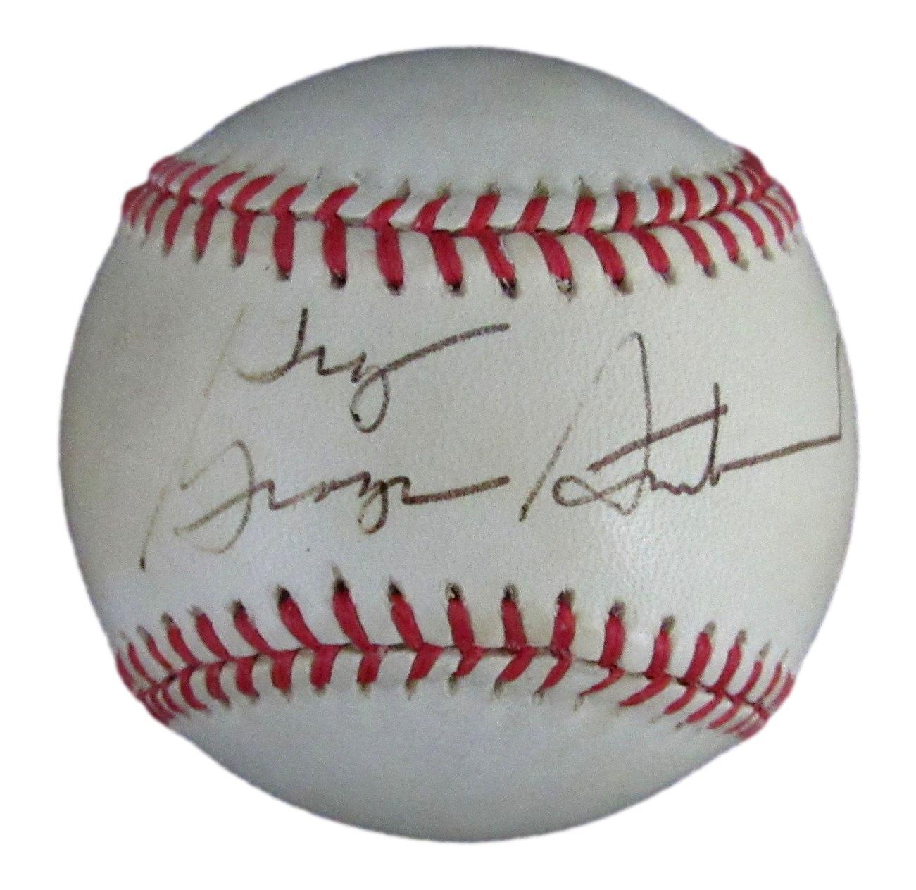 George Steinbrenner Autographed Rawlings OAL Baseball NY Yankees Owner JSA