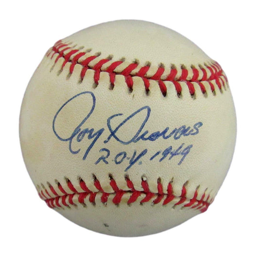 Roy Sievers Senators Signed/Inscribed Rawlings ONL Baseball JSA 158293