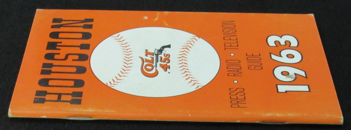 1963 Houston Colt .45s Media/Press Guide 188800