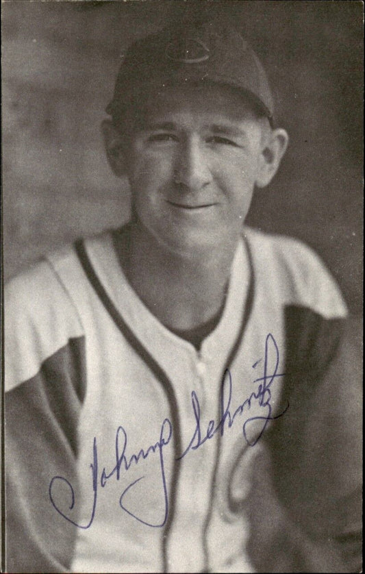 Johnny Schmitz Cubs d. 2011 Signed/Autographed 3x5  Photo 178783