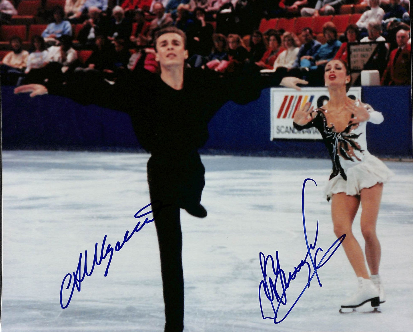 Maya Osova/Alex Zhulin 1994 Olympic Bronze Medalists Signed 8x10 Photo 170757