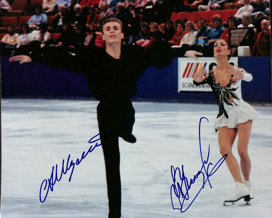 Maya Osova/Alex Zhulin 1994 Olympic Bronze Medalists Signed 8x10 Photo 170757