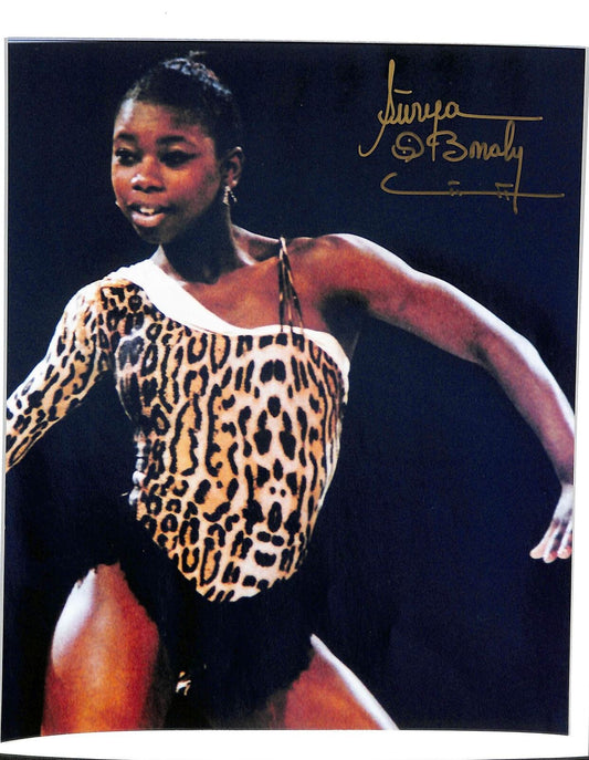 Suraya Bonaly 5X European Women's Figure Skating Champ Signed 8x10 Photo 180494