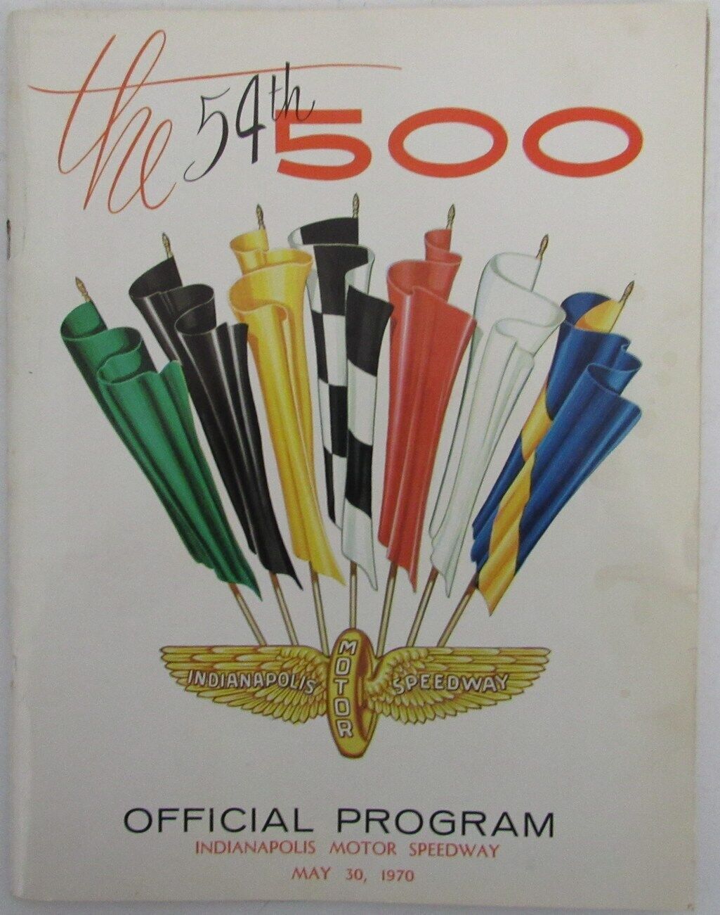 1970 Indianapolis 500 Race Program at Indianapolis Motor Speedway