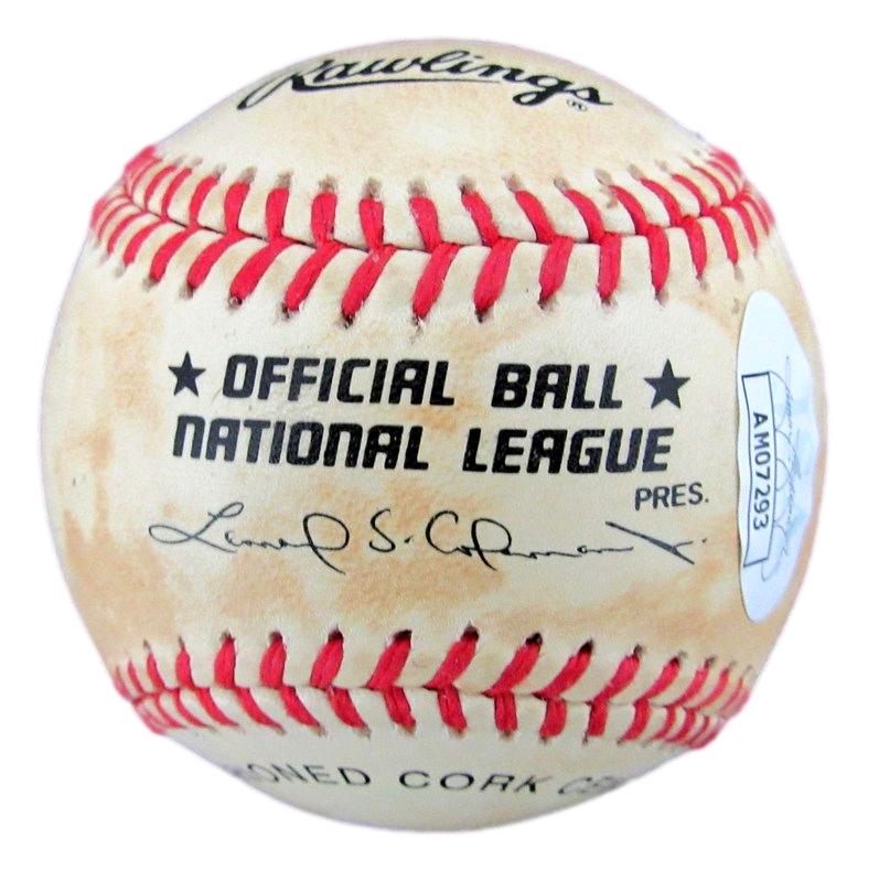 Todd Hollandsworth 1996 R.O.Y. Autographed ONL Baseball Dodgers JSA 182614