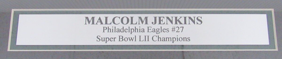 Malcom Jenkins Eagles Autographed/Signed 16x20 Photo Framed JSA 135611