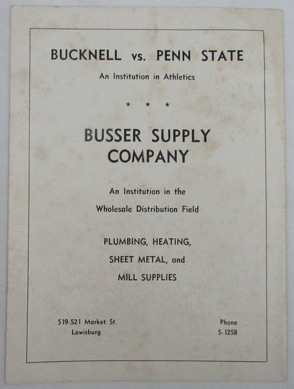 1945 Penn State Nittany Lions vs. Bucknell  College Football Program 137572