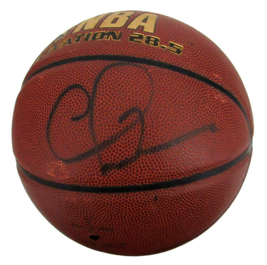 Chris Mullin HOF Warriors Signed/Auto Spalding NBA Basketball JSA 159498