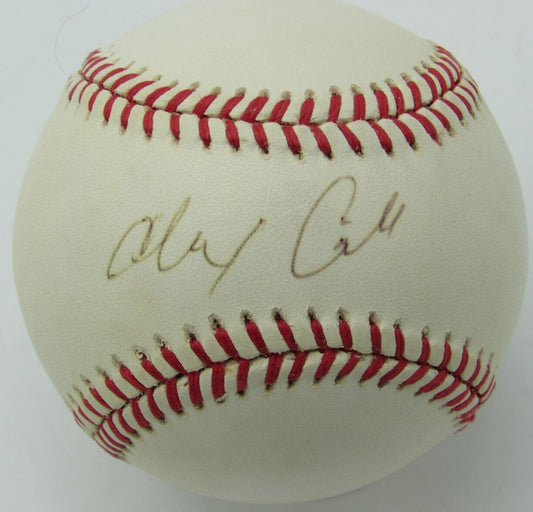 Alex Cole Indians/Red Sox/Twins  Signed/Autographed OAL Baseball 163015