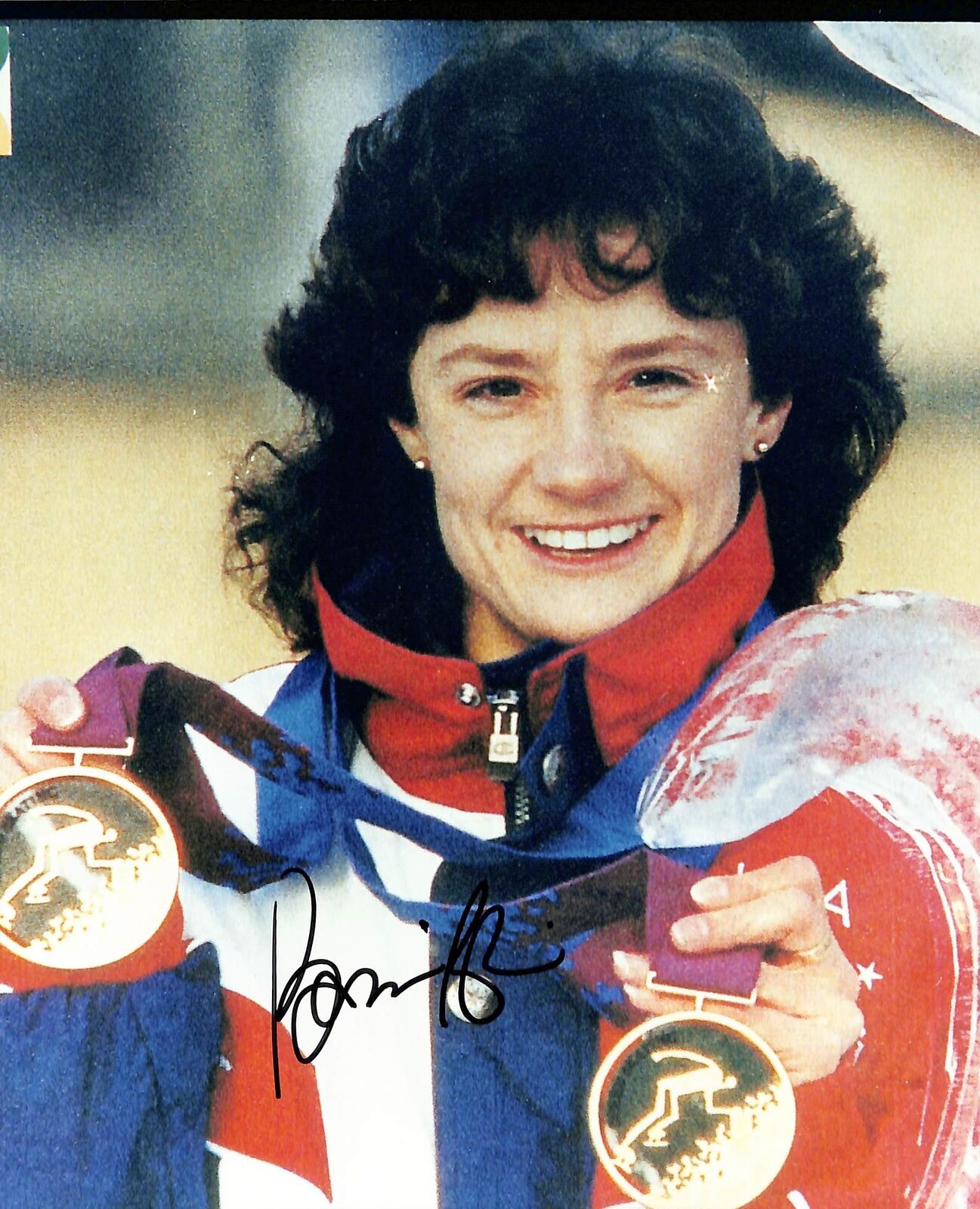 Bonnie Blair US 5X Olympic Gold Medalist Signed 8x10 Photo 180402