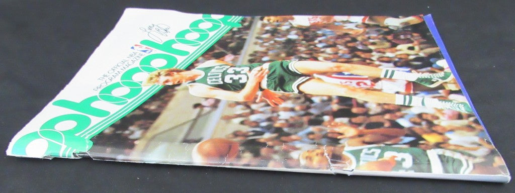 April 14, 1982 hoop NBA Game Program Larry Bird Celtics vs. Bucks 186116