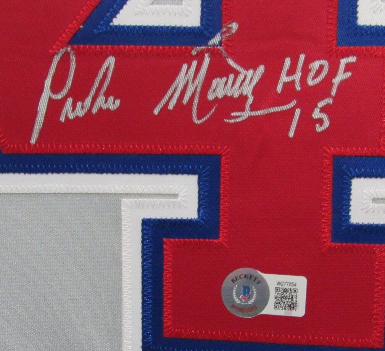 Pedro Martinez HOF Autographed Mitchell & Ness Jersey Expos Beckett 176377