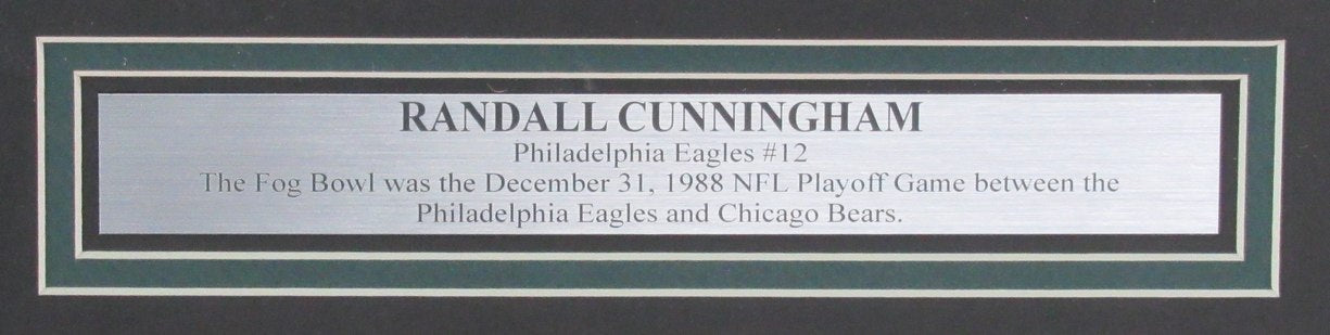 Randall Cunningham Signed 16x20 Photo Philadelphia Eagles Framed Beckett 187203