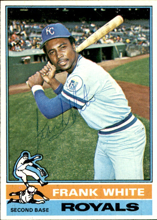 Frank Wite Autographed 1976 TOPPS Card #369 Kansas City Royals 183445