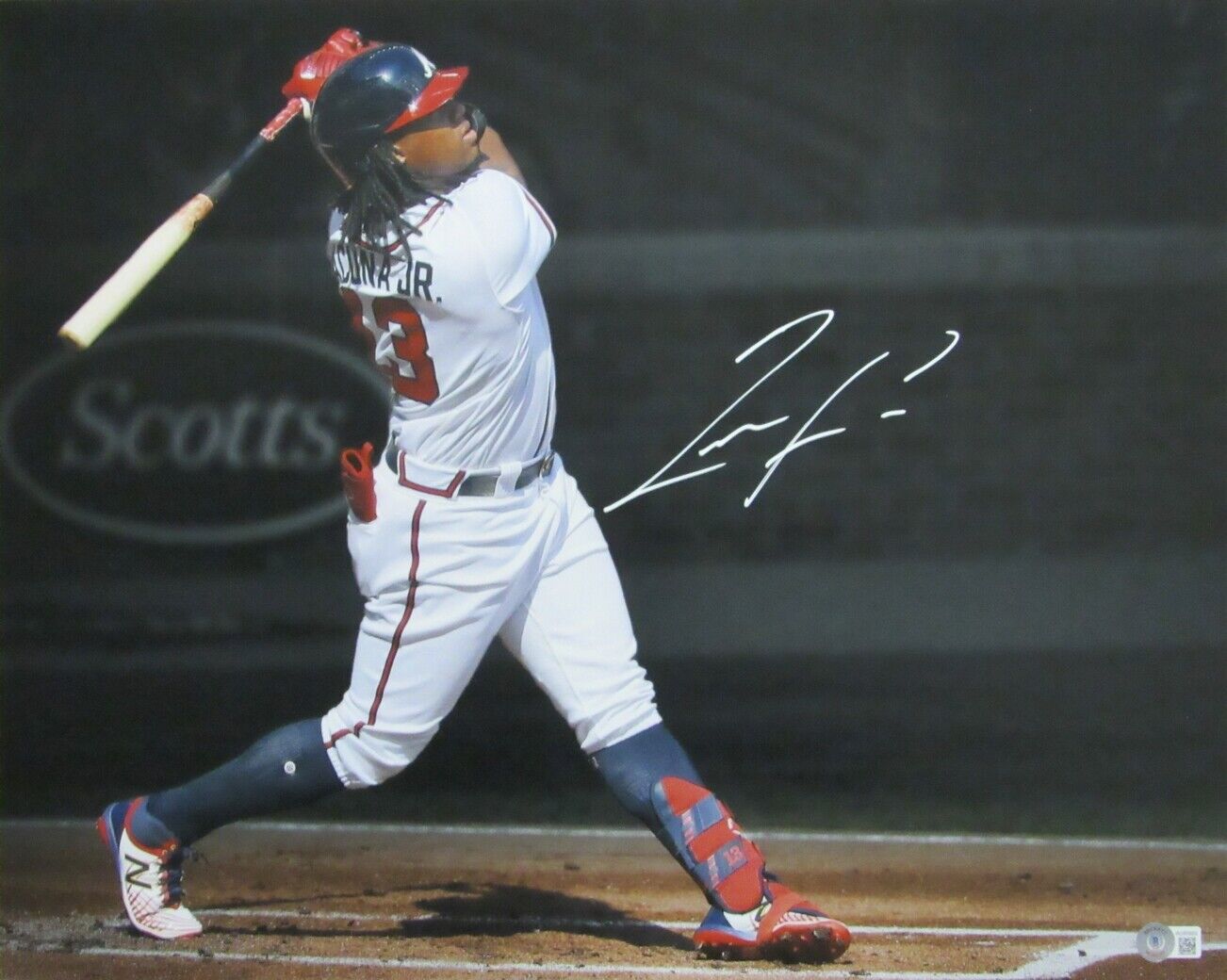 Ronald Acuna Jr. Atlanta Braves Signed/Autographed 16x20 Photo Beckett 159524