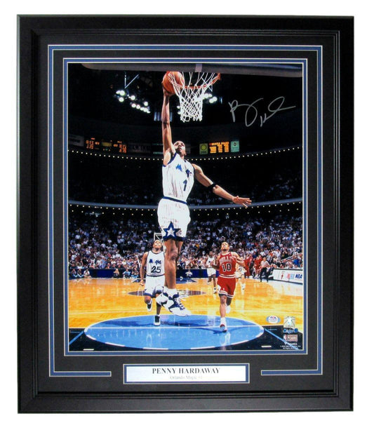 Penny Hardaway Autographed  16x20 Photo Orlando Magic Framed PSA/DNA