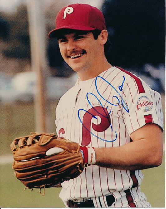 Chris James Phillies Signed/Autographed 8x10 Photo PASS 127546