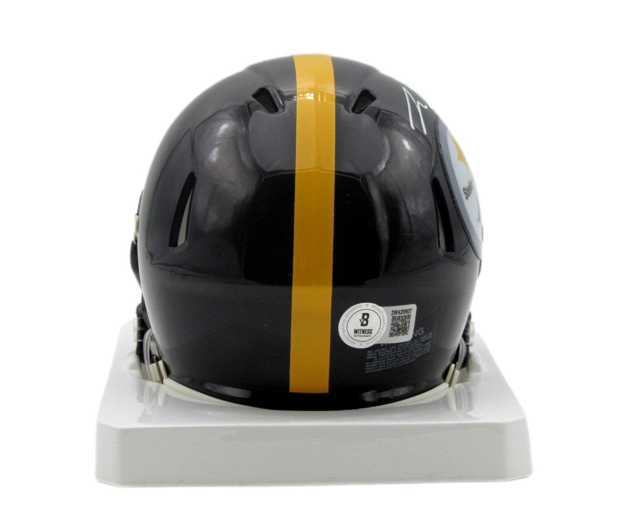 Pat Freiermuth Signed/Autographed Black Mini Helmet Steelers Beckett 192175