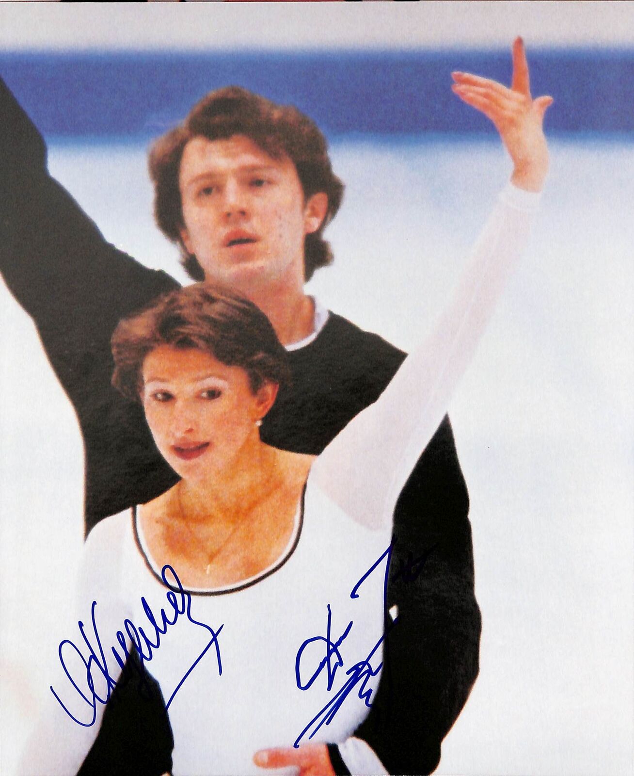 Kazakova and Dmitriev  1998 Olympic Gold Medalists Signed 8x10 Photo 180438