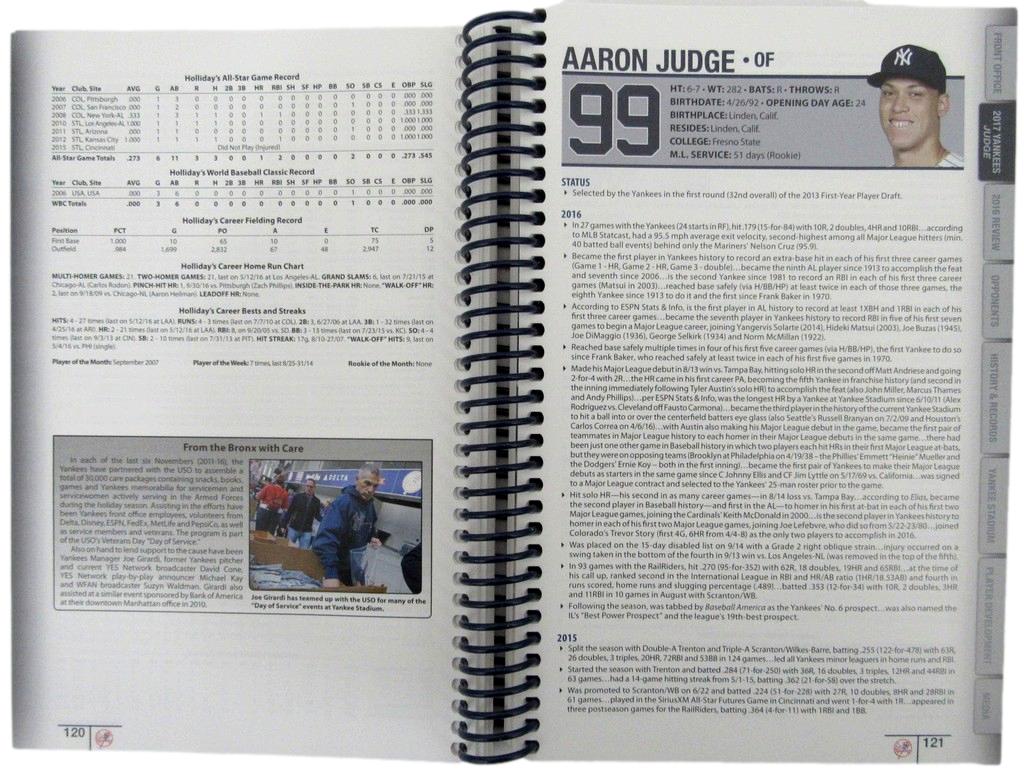 2017 New York Yankees Official Media Guide and Record Book 188008