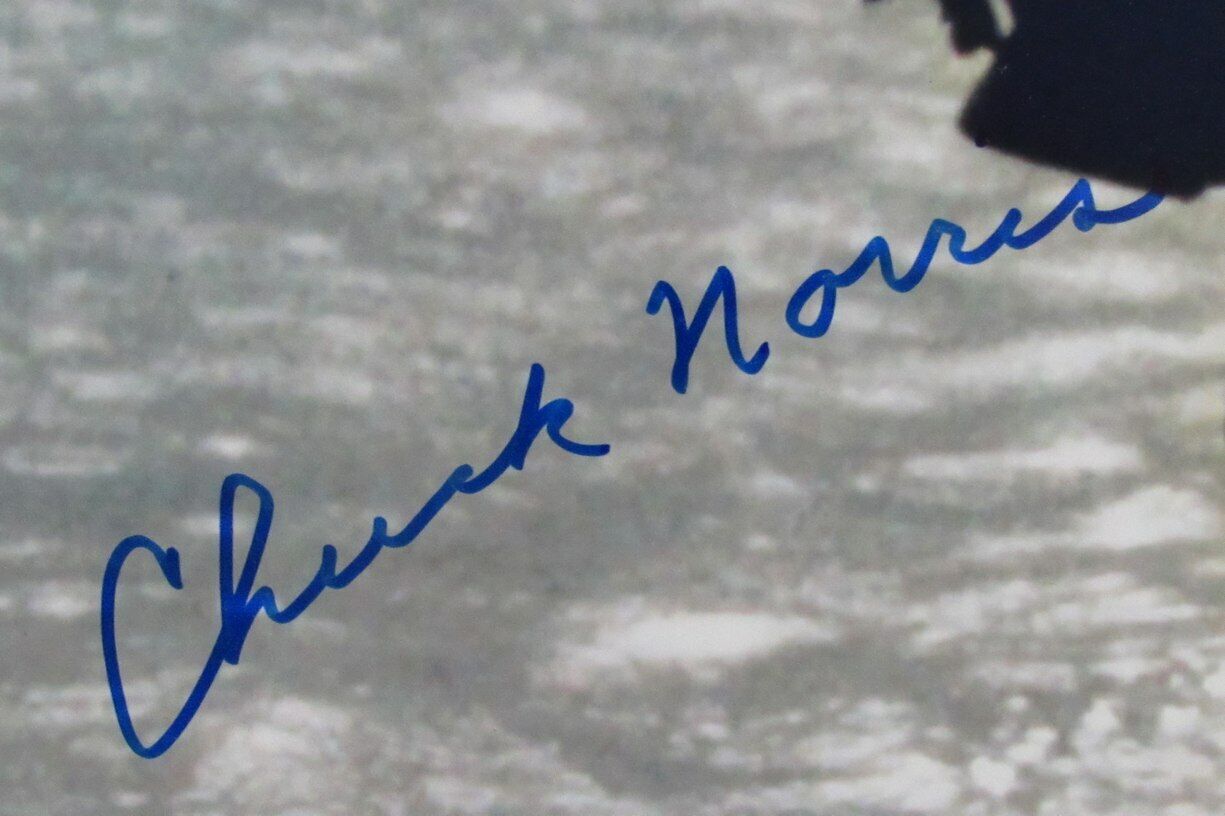 Chuck Norris Autographed 11x14 Photo JSA