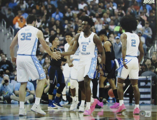 Nassir Little Autographed 11x14 Basketball Photo North Carolina Beckett