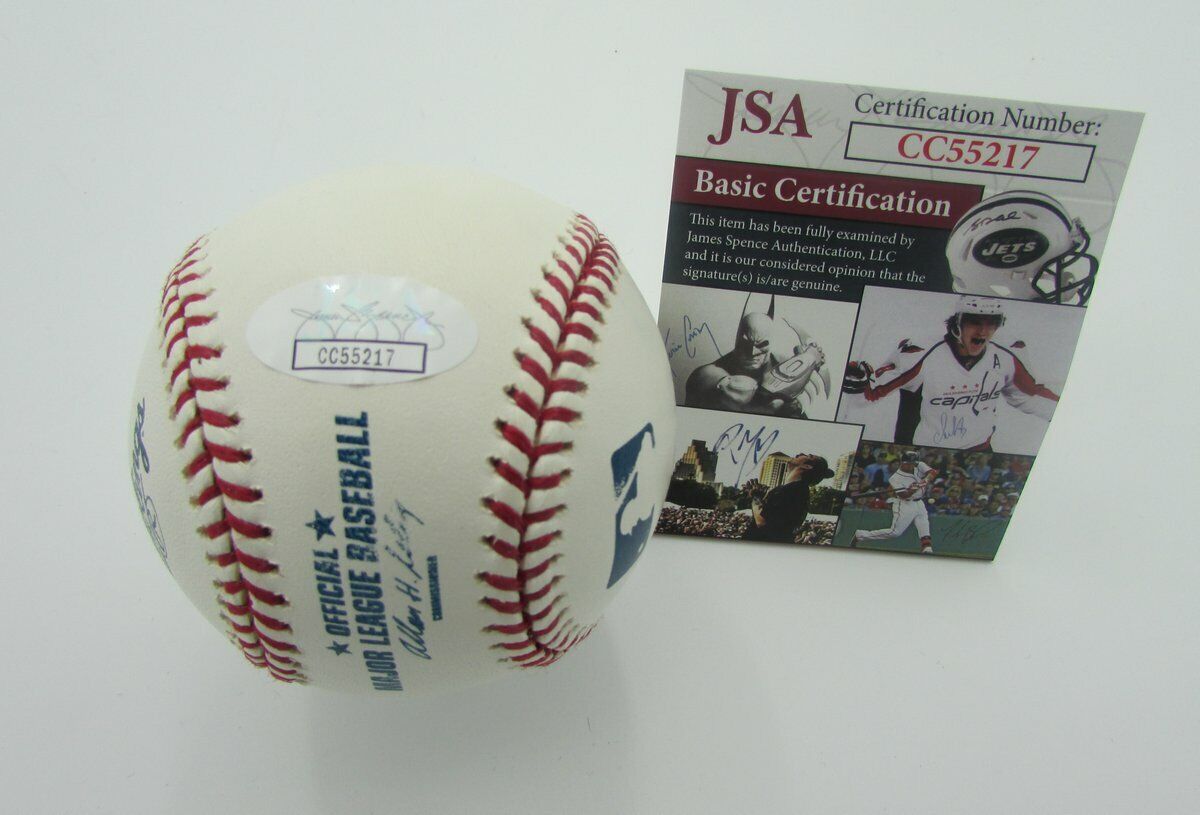 Sandy Alomar Indians/Padres Signed/Autographed OML Baseball JSA 141181