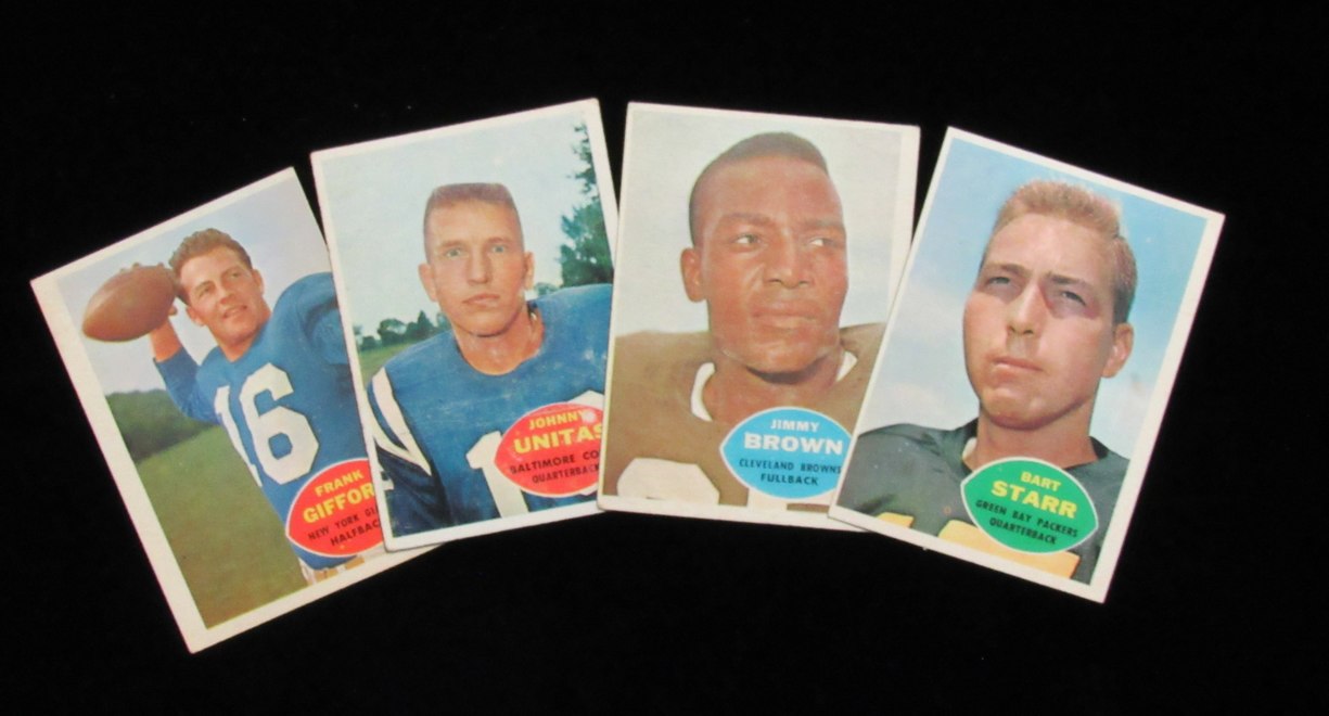 1960 Topps Football Complete Set (132) Brown, Unitas, Starr, Hornung 189775