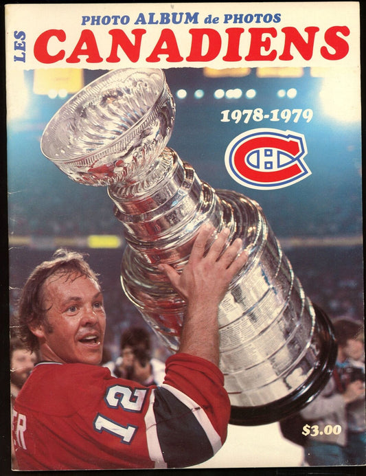 1978-1979 Montreal Canadiens Photo Album Yan Cournoyer on Cover 177641